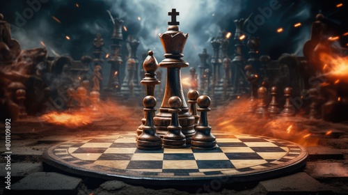 chess board game photo