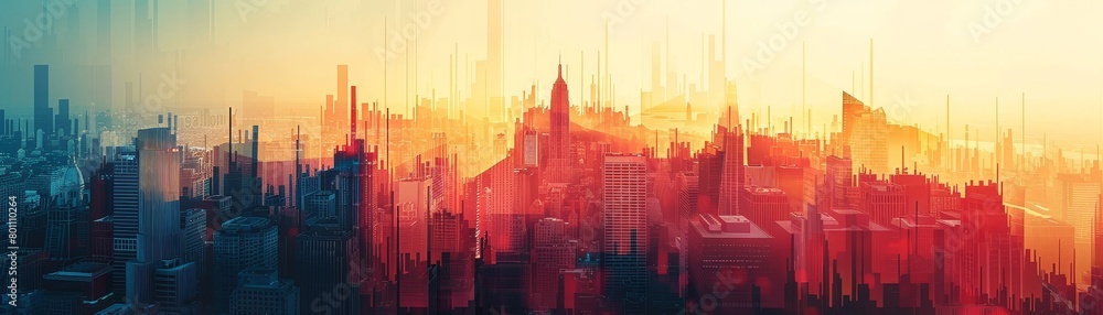 Obraz premium Stock Market, Finance.