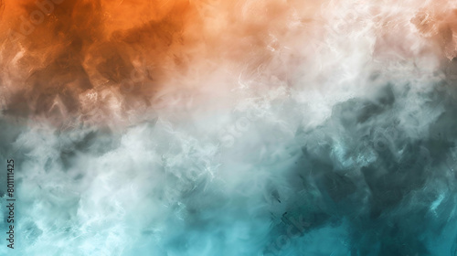 Orange, white, blue, teal, and dark grey gradient background with blurred noise texture for header posters, banners, and landing pages