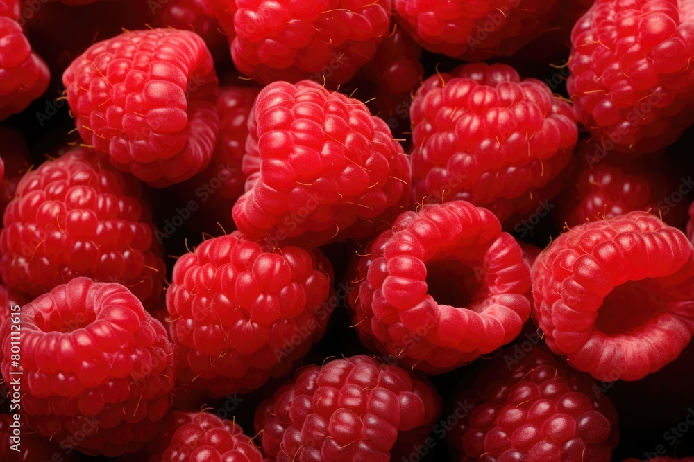 Ripe raspberries close-up as a background. macro Ripe raspberries close-up as a background. macro