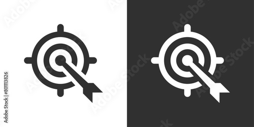 Target goal sign icon vector illustration design