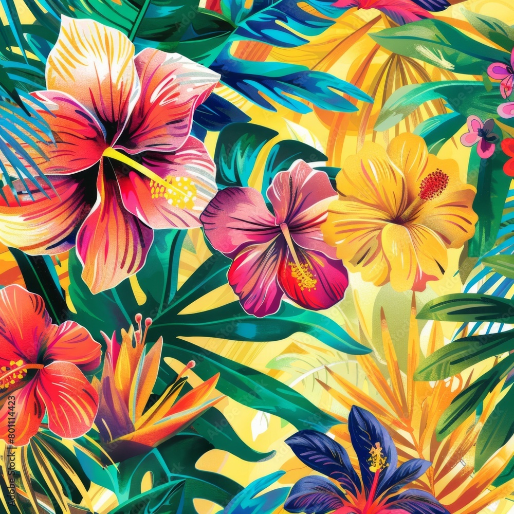 seamless background with flowers seamless background with flowers