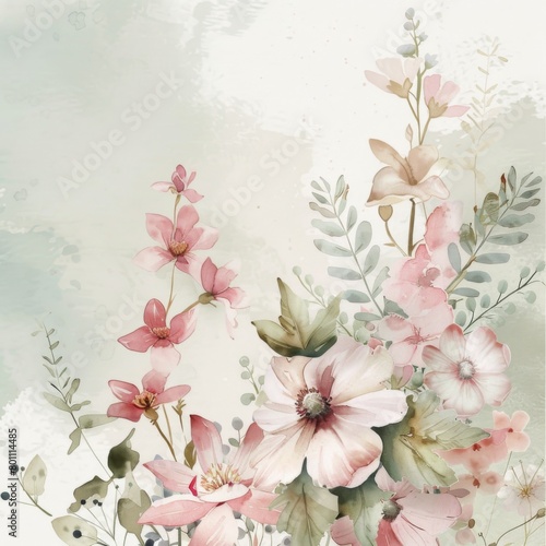 background with flowers