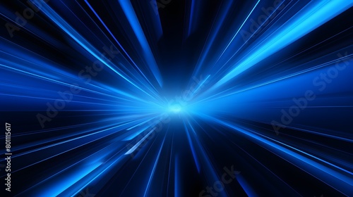 Radial blue light through the tunnel glowing in the darkness for print designs templates, Advertising materials, Email Newsletters, Header webs, e commerce signs retail shopping, advertisement busines