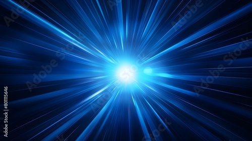 Radial blue light through the tunnel glowing in the darkness for print designs templates, Advertising materials, Email Newsletters, Header webs, e commerce signs retail shopping, advertisement busines