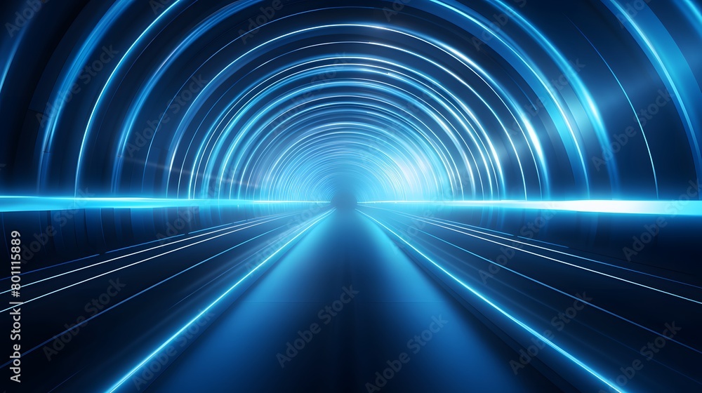 Radial blue light through the tunnel glowing in the darkness for print designs templates, Advertising materials, Email Newsletters, Header webs, e commerce signs retail shopping, advertisement busines Radial blue light through the tunnel glowing in the darkness for print designs templates, Advertising materials, Email Newsletters, Header webs, e commerce signs retail shopping, advertisement busines