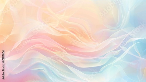 A colorful, abstract background with a pink and blue wave