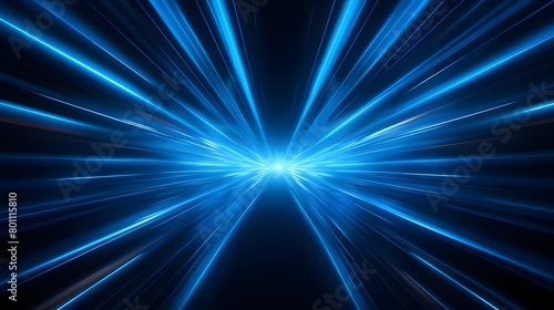 Radial blue light through the tunnel glowing in the darkness for print designs templates, Advertising materials, Email Newsletters, Header webs, e commerce signs retail shopping, advertisement busines © Gary