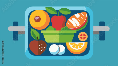 A meal prep container filled with lean protein complex carbohydrates and healthy fats highlighting the need for proper macronutrient intake for
