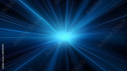 Radial blue light through the tunnel glowing in the darkness for print designs templates, Advertising materials, Email Newsletters, Header webs, e commerce signs retail shopping, advertisement busines