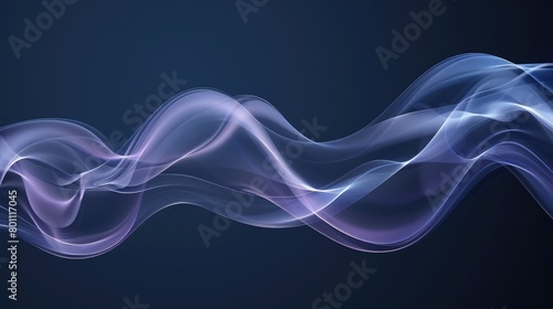 Smoke wave design modern background ,Fractal Wave series. Background design of fractal sine waves and color on the subject of design, mathematics and modern technologies photo