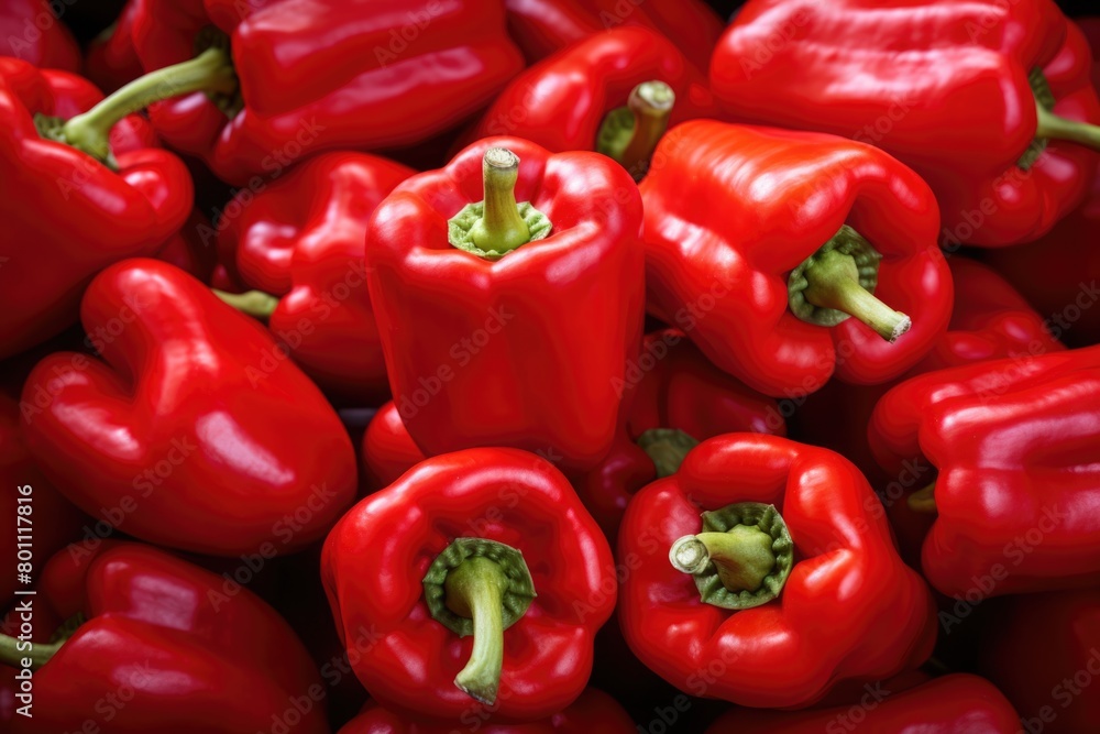 Red paprika, bell pepper, sweet pepper, background