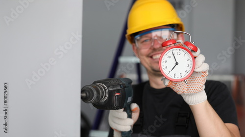 Bild auf Leinwand Repairs in room