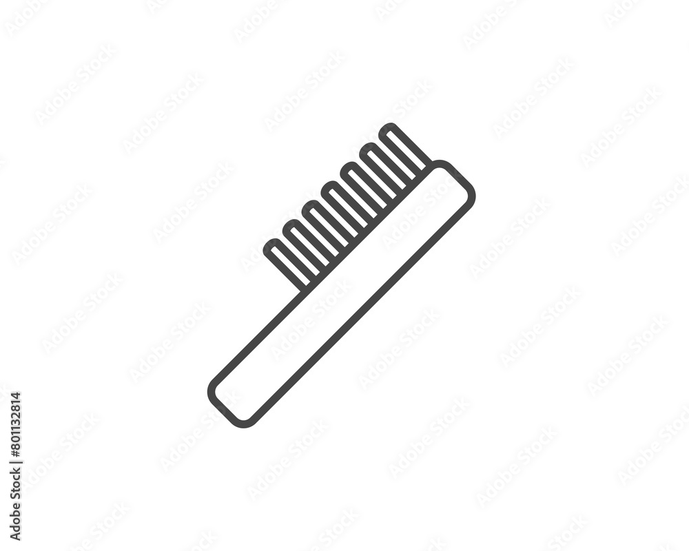 Vector graphic icons of beauty in the form of combs for massage or darsonval procedures. Vector graphic icons of beauty in the form of combs for massage or darsonval procedures.