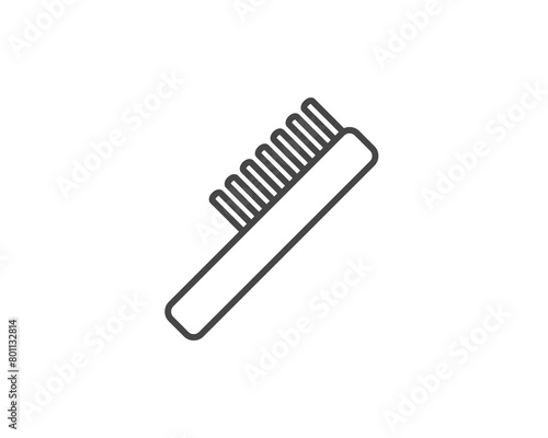 Vector graphic icons of beauty in the form of combs for massage or darsonval procedures.