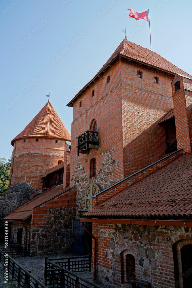 Trakai, Lithuania - Medieval castle - entrance tower