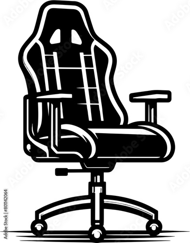 Gaming chair furniture icon 5