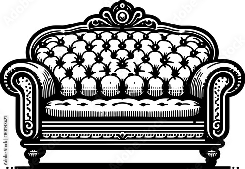 Divan furniture icon 3