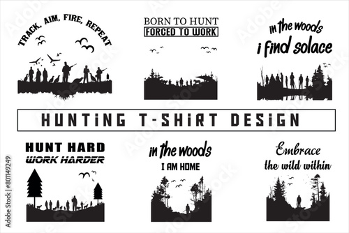 hunting t shirt design vector, Hunt t shirt design, hunting t shirt  photo