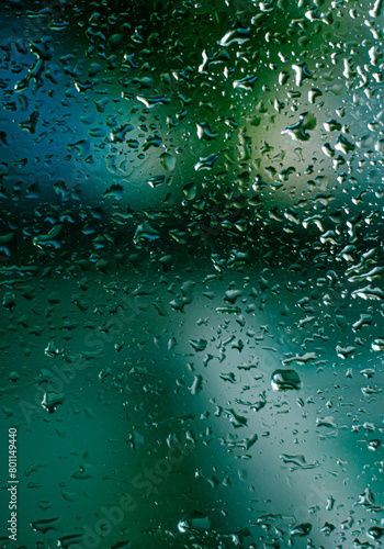 Photography water drops on glass the melancholy mood of a rainy day