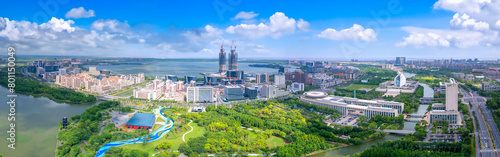 Photography Urban Scenery of Lingang New City in Shanghai, China