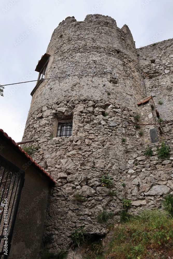 Maiori - Torre del Castello di Thoroplano dalla scala di accesso