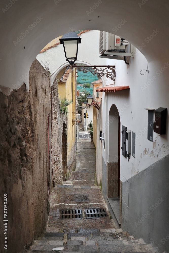 Maiori - Via Accola verso Via San Pietro