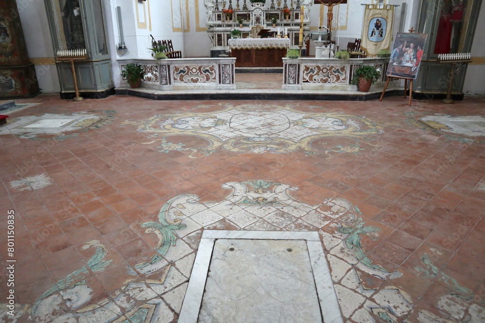 Maiori - Pavimento della Chiesa di San Domenico