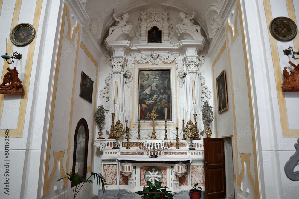Maiori - Prima cappella destra della Chiesa di San Domenico