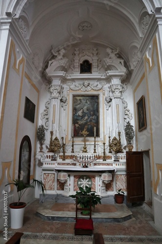 Obraz na płótnie Maiori - Cappella della Nativita nella Chiesa di San Domenico w salonie