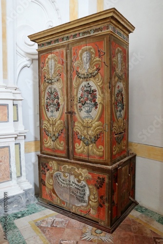 Obraz na płótnie Maiori - Cassa d'organo settecentesca nella Chiesa di San Domenico w salonie