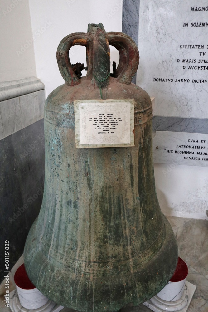 Maiori - Campana trecentesca del Santuario di Santa Maria a Mare