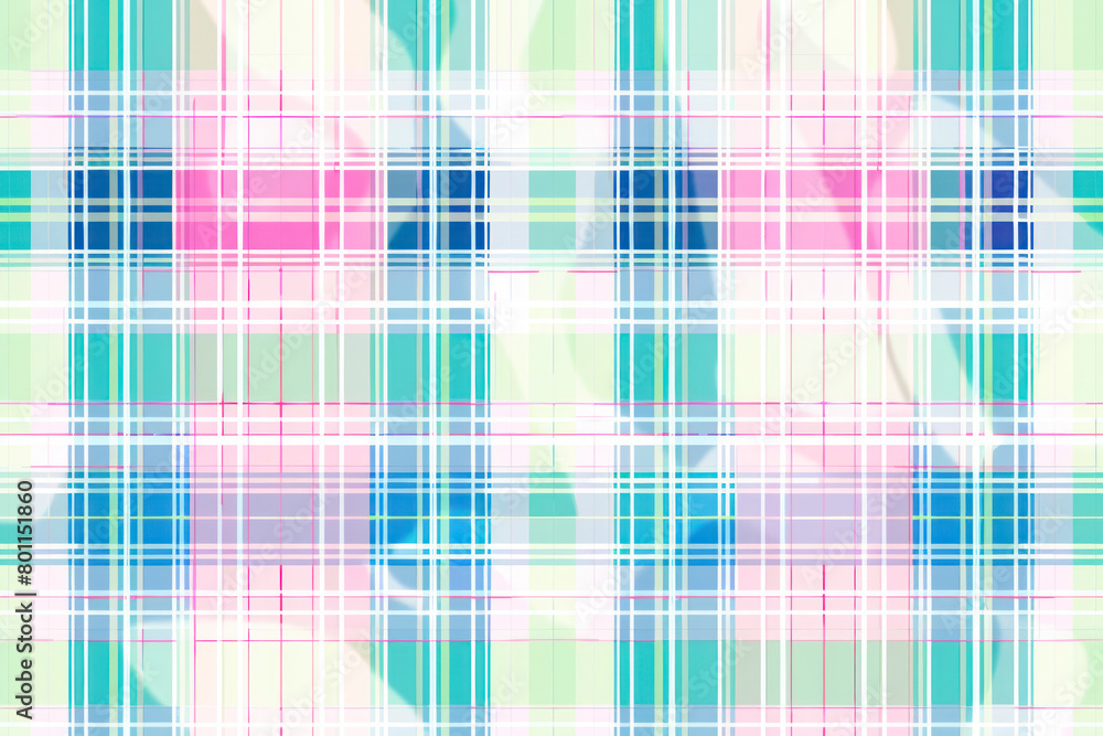 Plaid pattern bright in blue, pink, green, white. Seamless colorful tartan check plaid texture. Plaid pattern bright in blue, pink, green, white. Seamless colorful tartan check plaid texture.