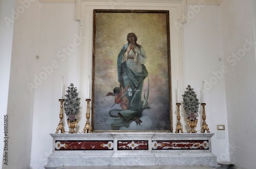 Maiori - Altare dell'Immacolata Concezione nel Santuario di Santa Maria a Mare photo