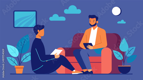 A the sits in quiet reflection a sense of accomplishment and satisfaction on their face as they witness their client achieve a breakthrough in their.