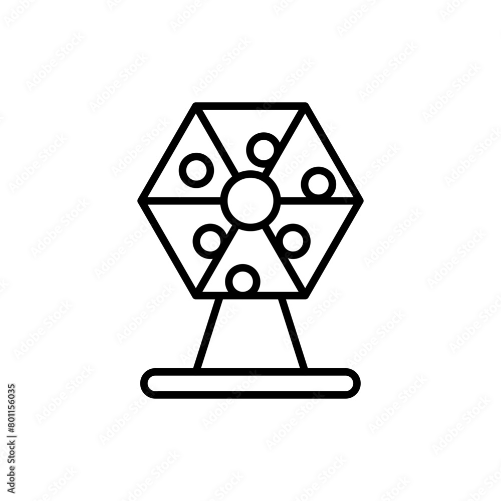 Raffle outline icons, minimalist vector illustration ,simple transparent graphic element .Isolated on white background Raffle outline icons, minimalist vector illustration ,simple transparent graphic element .Isolated on white background