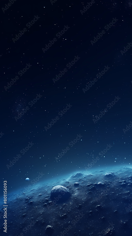 Obraz premium Empty moon landscape