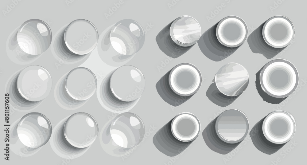 . Blurry edges shadows on floor, ovals and circles in a circle template. . Blurry edges shadows on floor, ovals and circles in a circle template.