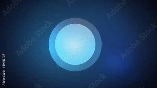 Blurry circle bokeh in a sapphire haze, cascading in blue gradient hues.