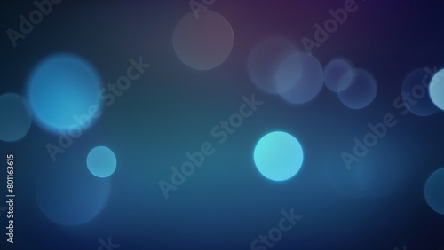Blurry bokeh resembling gentle waves in a sea of blue gradient, whispering serenity.
