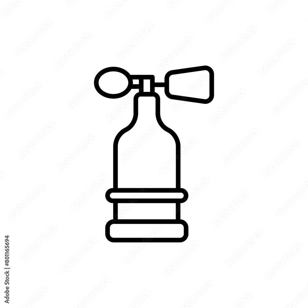 Fire extinguisher outline icons, minimalist vector illustration ,simple transparent graphic element .Isolated on white background Fire extinguisher outline icons, minimalist vector illustration ,simple transparent graphic element .Isolated on white background