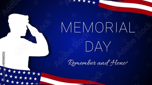 Memorial day animated background greetings memorial day remember and honor america usa Honoring all who served