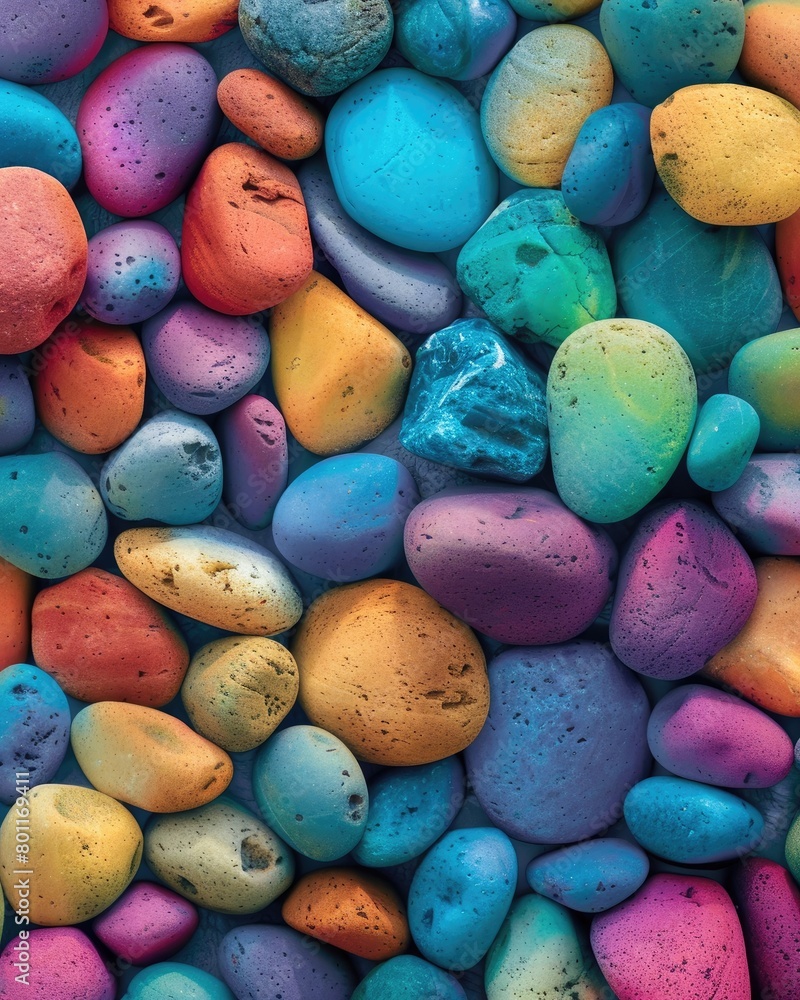 Colorful pebbles background. Colorful pebbles background.