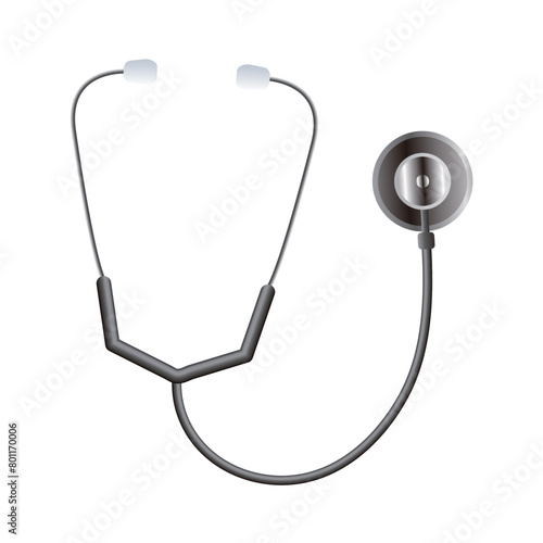Doctor consultation stethoscope endoscope icon