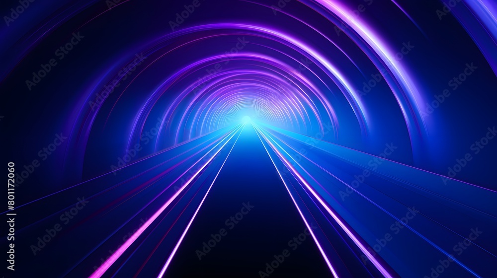 Radial blue and pruple light through the tunnel glowing in the darkness for print designs templates, Advertising materials, Email Newsletters, Header webs, e commerce signs retail shopping, advertisem Radial blue and pruple light through the tunnel glowing in the darkness for print designs templates, Advertising materials, Email Newsletters, Header webs, e commerce signs retail shopping, advertisem