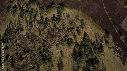 Wallpaper Mural White Caterthun prehistoric hillfort, Brechin, Scotland. Possibly Pictish, on earlier Bronze or Iron Age occupation site. Video tilt up looking NW Torontodigital.ca