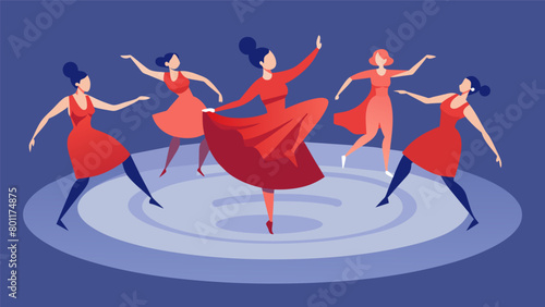 With each lift and spin the dancers seem to be casting a spell on the crowd causing them to mirror the performers movements and become part of the.