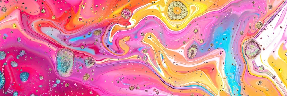 Glitter pop background with colorful marble pattern Glitter pop background with colorful marble pattern