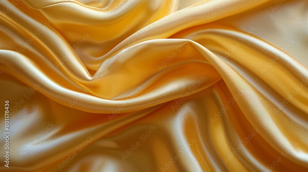 A close-up view of a soft yellow fabric The fabric is exceedingly soft A close-up view of a soft yellow fabric The fabric is exceedingly soft