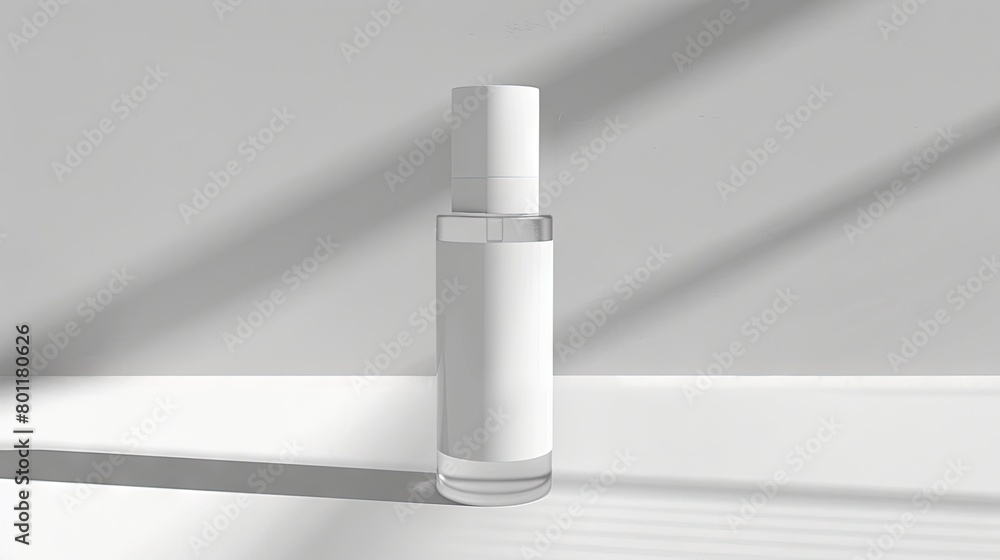 Ethereal White Elegance: Bottled Minimalism Ethereal White Elegance: Bottled Minimalism